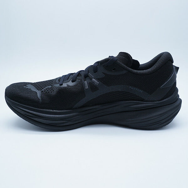 【ショップ限定エントリーでさらに+9倍】ディヴィエイトニトロ3ワイドプーマPUMA378449-06プーマブラックランニングシューズ
