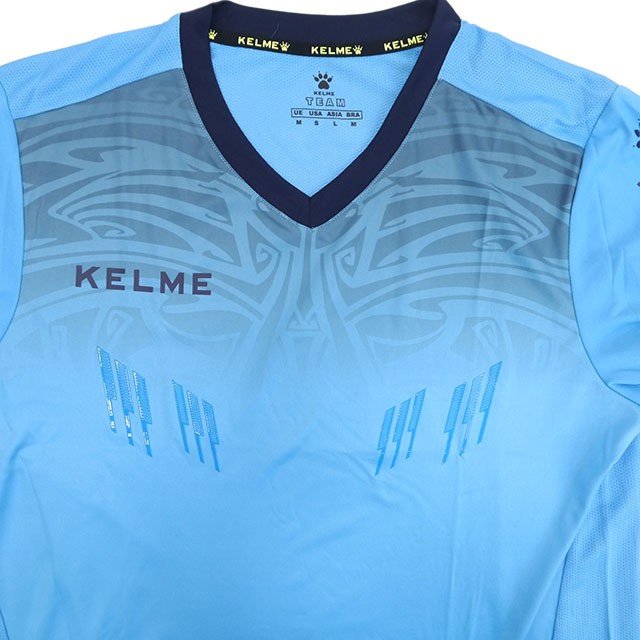 【ショップ限定エントリーでさらに+9倍】サッカーキーパーウェア上下セットパッド付き長袖シャツパンツケルメkelme3871007ゴールキーパーメンズ