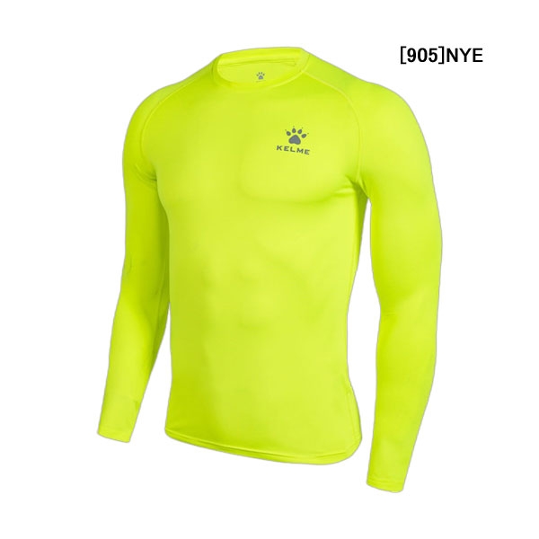 【ショップ限定エントリーでさらに+9倍】【ネコポス送料無料】ケルメKELME丸首ロングインナーシャツ3891113サッカーフットサルロングスリーブシャツアンダーシャツメンズ