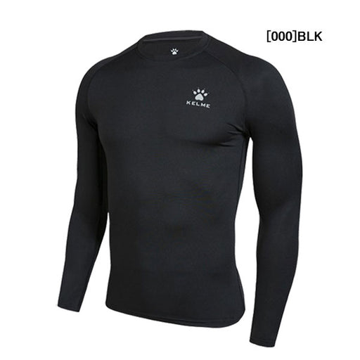 【ショップ限定エントリーでさらに+9倍】【ネコポス送料無料】ケルメKELME丸首ロングインナーシャツ3891113サッカーフットサルロングスリーブシャツアンダーシャツメンズ