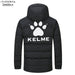 ケルメKELMEジュニア中綿フーデッドパデッドジャケット3893417サッカーフットサル防寒ジップフード子供用