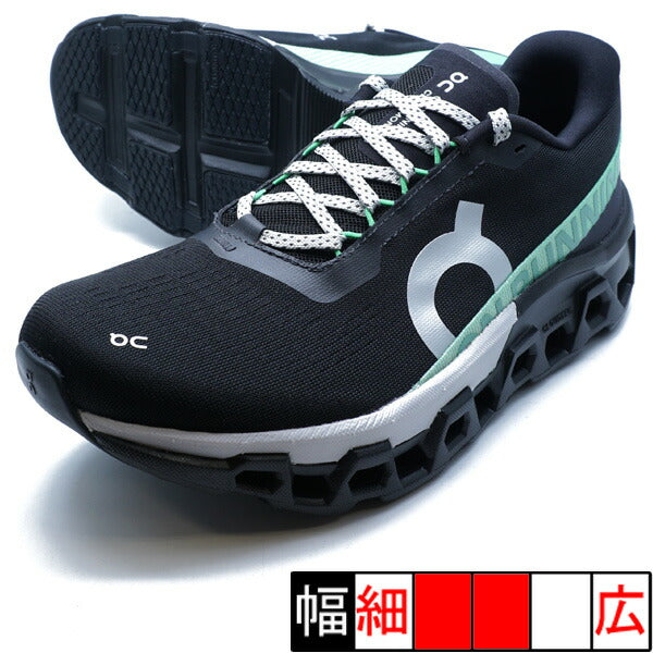 クラウドモンスター2オンOn3ME10120777ブラック×グラシアランニングシューズ