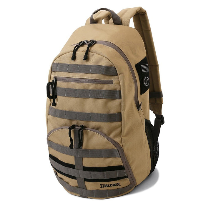 スポルディングSPALDINGバスケットボール用バックパック大人ハーフデイコマンダー35L大容量モールストラップボール収納50015SK