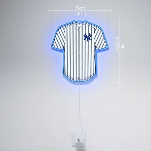 【ショップ限定エントリーでさらに+9倍】イエローポップYellowpop部屋用ライト装飾用ネオンサイン5060813395743NYヤンキース