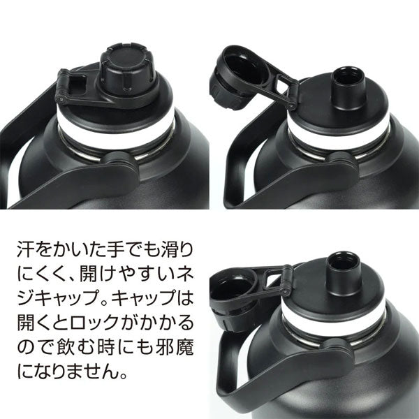 タケヤTAKEYAサーモフラスク1.9L509339サッカーフットサルスポーツ水筒ステンレスボトル保冷専用大容量