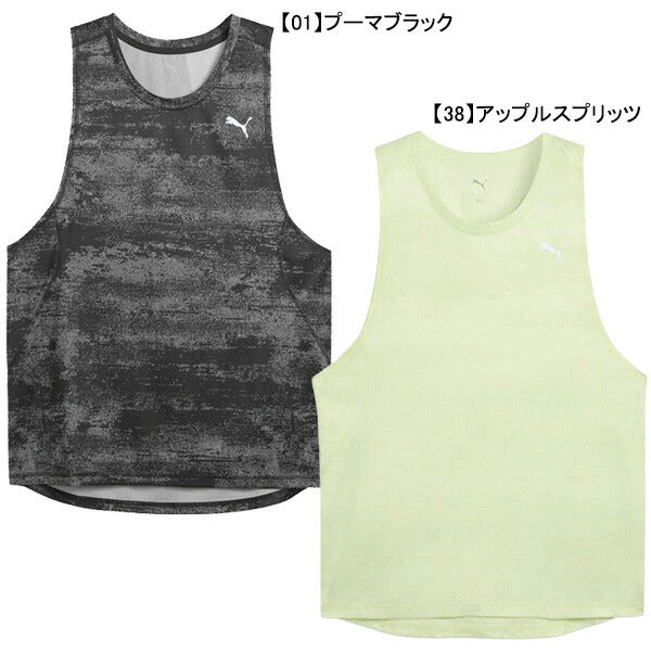 【ネコポス対応可】プーマPUMARUNVELOCITYAOPタンク529125ランニングノースリーブシャツメンズ