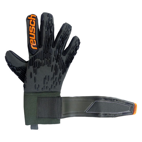 【ショップ限定エントリーでさらに+9倍】ロイシュreuschアトラクトフリーゲルシルバー5360035-5555サッカーキーパーグローブGKグローブゴールキーパーブラック黒