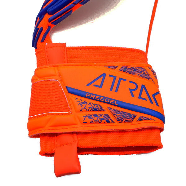 【ショップ限定エントリーでさらに+9倍】ロイシュreuschアトラクトフリーゲルシルバー5460235-2210サッカーGKグローブハイパーオレンジ