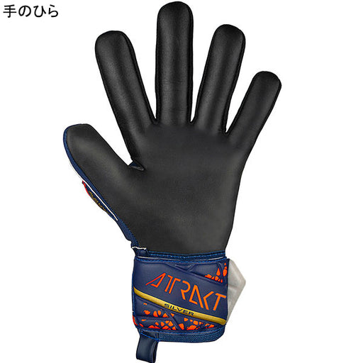 ロイシュreuschアトラクトシルバーNC5460255-4411サッカーGKグローブプレミアムブルー