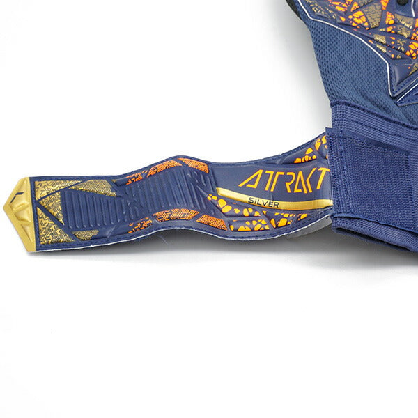 ロイシュreuschアトラクトシルバーNC5460255-4411サッカーGKグローブプレミアムブルー