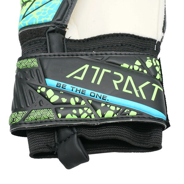 【ショップ限定エントリーでさらに+9倍】ロイシュreuschアトラクトソリッド5460515-7411サッカーGKグローブブラック蛍光ライム