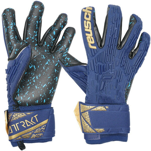 ロイシュreuschアトラクトフリーゲルフュージョンゴアリエイター5470995-4411サッカーGKグローブプレミアムブルー