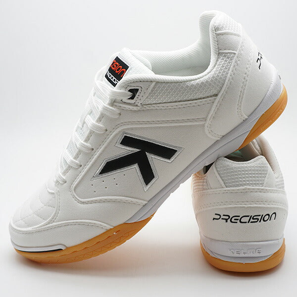 PRECISIONケルメKELME55211-06ホワイトフットサルシューズインドア室内用