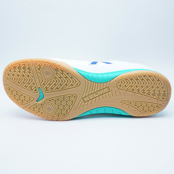 PRECISIONケルメKELME55211-464ホワイトアクアフットサルシューズインドア室内用