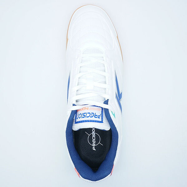 PRECISIONケルメKELME55211-464ホワイトアクアフットサルシューズインドア室内用