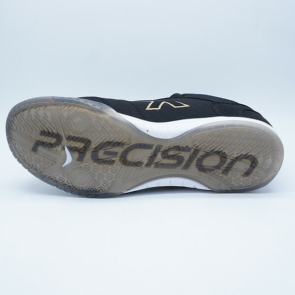 PRECISIONケルメKELME55211-91ブラックゴールドフットサルシューズインドア室内用