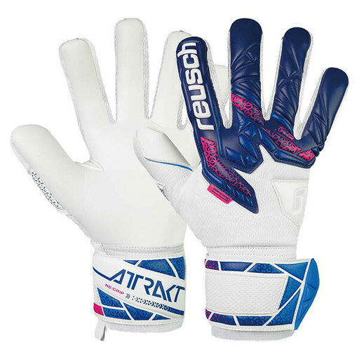 ロイシュreuschアトラクトリグリップNC5560535-4310サッカーキーパーグローブGKグローブゴールキーパーブルーピンクホワイト