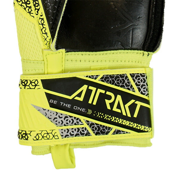 【ショップ限定エントリーでさらに+9倍】ロイシュreuschジュニアアトラクトシルバー5562215-2025サッカーキーパーグローブGKグローブゴールキーパーセイフティイエロー