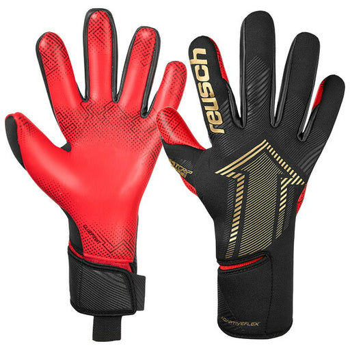 ロイシュreuschファストグリップゴールドXグループリント5570915-7075サッカーキーパーグローブGKグローブゴールキーパーブラック