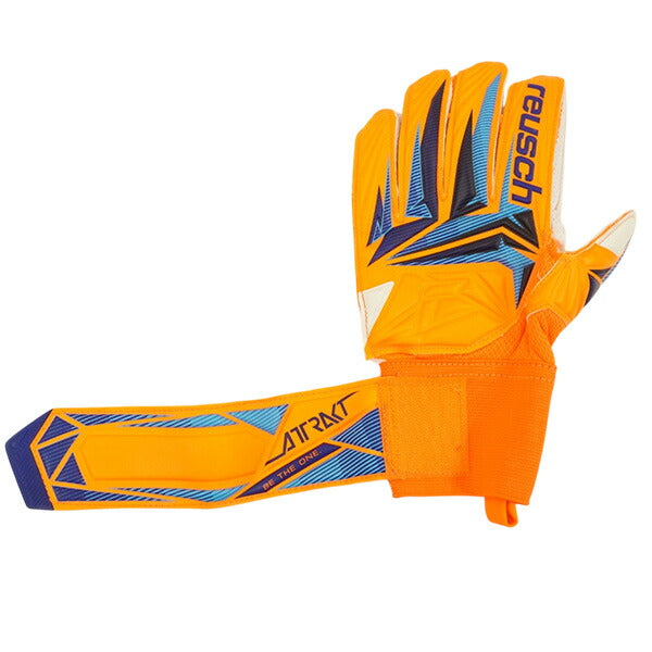 ロイシュreuschアトラクトアドバンスジュニア5662214-2290サッカーキーパーグローブGKグローブゴールキーパーショッキングオレンジ