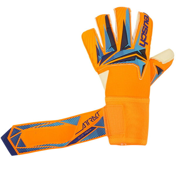 ロイシュreuschアトラクトデュオエボリューション5670054-2290サッカーキーパーグローブGKグローブゴールキーパーショッキングオレンジ