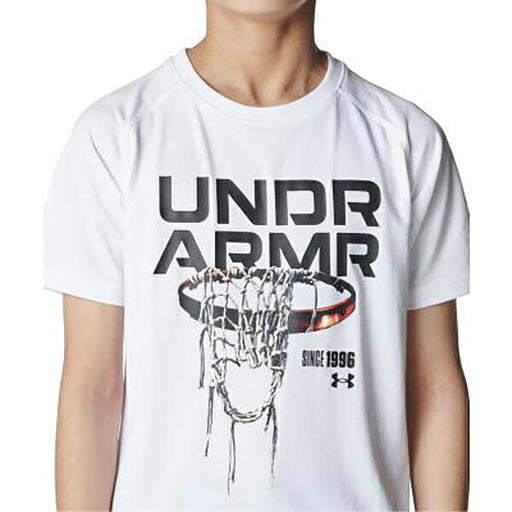 【ネコポス送料無料】アンダーアーマーUNDERARMOURテックグラフィックショートスリーブTシャツジュニア半袖シャツ6001287