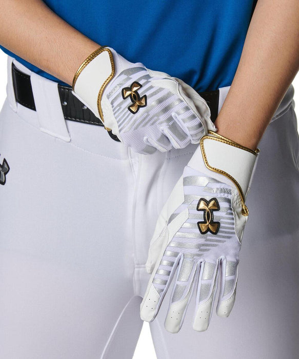 【ネコポス送料無料】アンダーアーマーUNDERARMOUR野球メンズUAクリーンアッププロバッティンググローブ手袋6001312