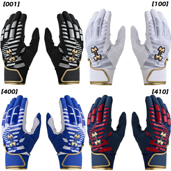【ネコポス送料無料】アンダーアーマーUNDERARMOUR野球メンズUAクリーンアッププロバッティンググローブ手袋6001312