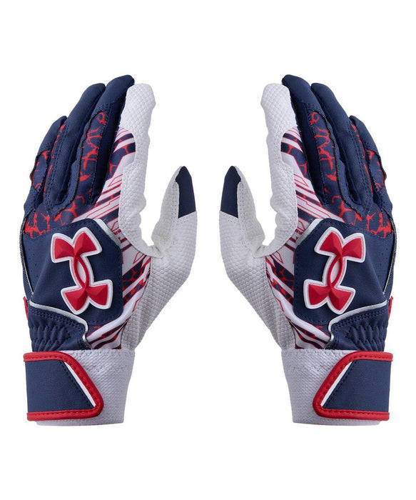 【ネコポス送料無料】アンダーアーマーUNDERARMOUR野球キッズUAクリーンアップバッティンググローブ6001317