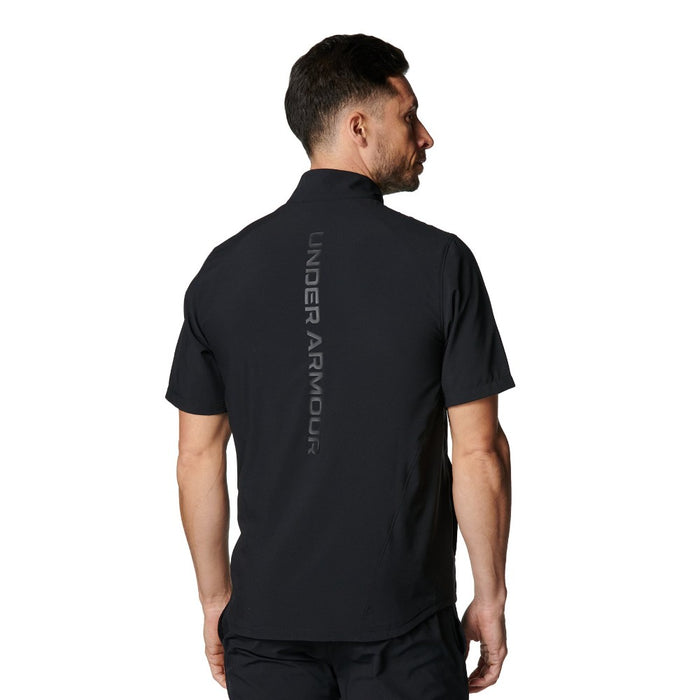【ネコポス対応可】アンダーアーマーUNDERARMOURトレーニングシャツメンズUAフレッシュウーブンフルジップショートスリーブTシャツ6001546