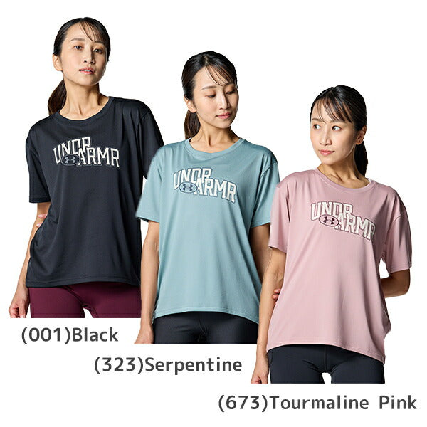 【ネコポス送料無料】UNDERARMOURアンダーアーマーレディースUAテックグラフィックTシャツ半袖6007703