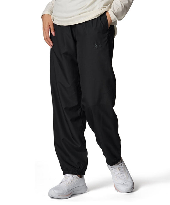 アンダーアーマーUNDERARMOURスポーツトレーニングウェアロングパンツレディースUAメッシュライナーウーブンパンツ6007720