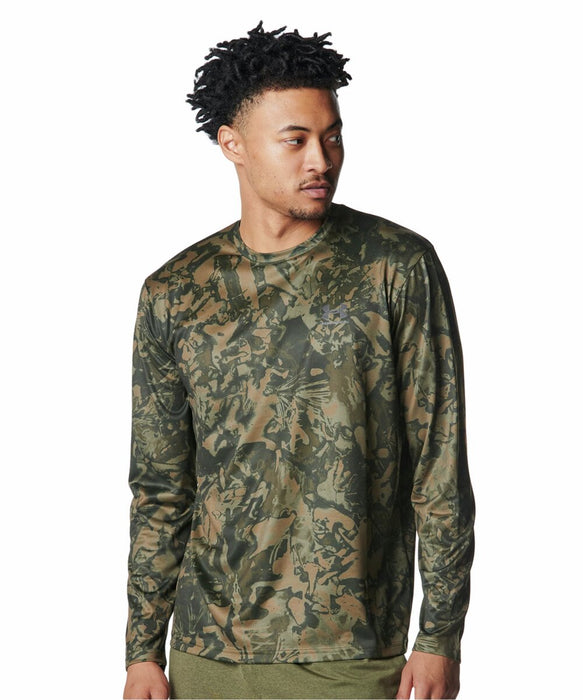 【ネコポス送料無料】アンダーアーマーUNDERARMOURスポーツUAテックカモロングスリーブTシャツ長袖トレーニングMENメンズ6007731