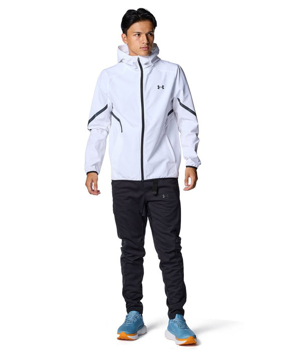 UNDERARMOURアンダーアーマートレーニングメンズUAブラッシュドウーブンリフレクトジャケットフードフルジップ6007741