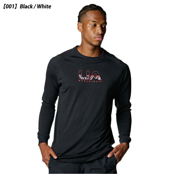 アンダーアーマーUAテックロゴロングスリーブTシャツバスケットボールメンズ長袖シャツ6007863