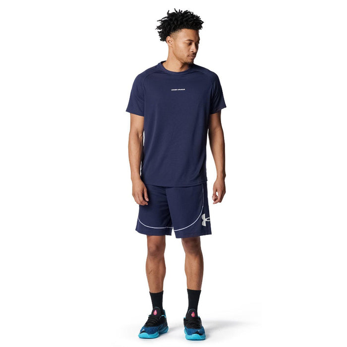 アンダーアーマーUNDERARMOURバスケットボールメンズUAネクストジェンロゴショーツハーフパンツバスパンショートパンツ半ズボン6012512