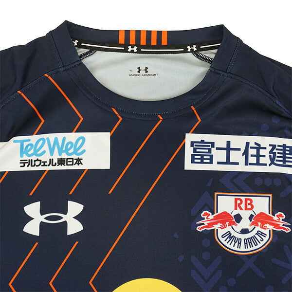 【ショップ限定エントリーでさらに+9倍】RB大宮アルディージャWOMENジュニアRB2025-26レプリカホームユニフォーム6012966-410サッカー子供用ネイビーアンダーアーマーUNDERARMOUR