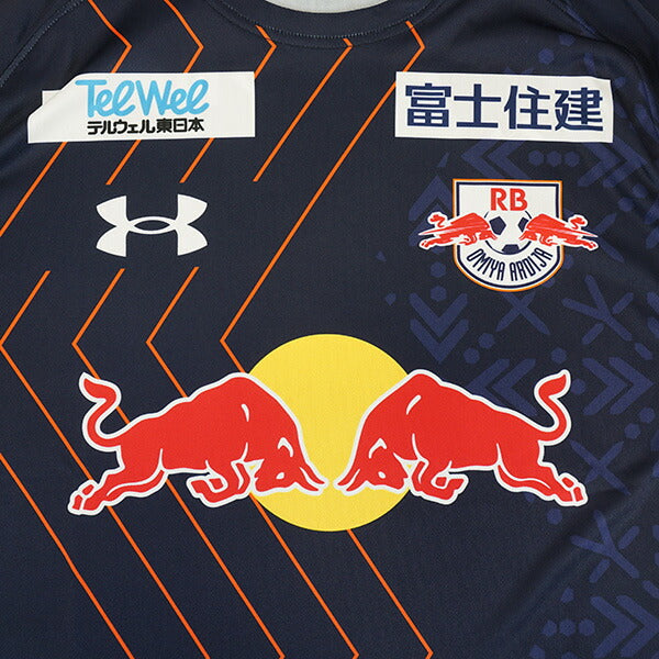 【ショップ限定エントリーでさらに+9倍】RB大宮アルディージャWOMENジュニアRB2025-26レプリカホームユニフォーム6012966-410サッカー子供用ネイビーアンダーアーマーUNDERARMOUR