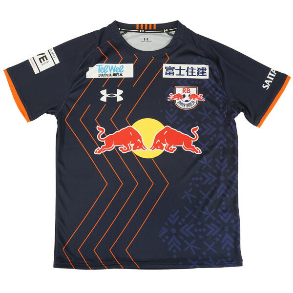 【ショップ限定エントリーでさらに+9倍】RB大宮アルディージャWOMENジュニアRB2025-26レプリカホームユニフォーム6012966-410サッカー子供用ネイビーアンダーアーマーUNDERARMOUR