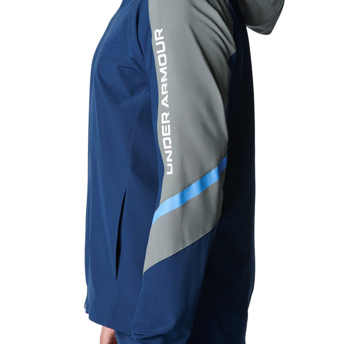 アンダーアーマーUNDERARMOURトレーニングシャツトレーニングジャケットメンズUAウーブンフルジップフーディージャージ6015051