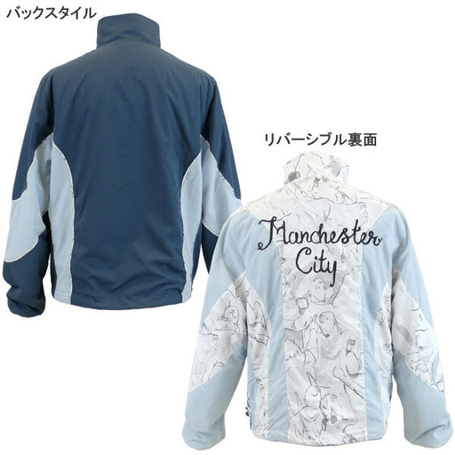 マンチェスターシティKIDSUPERXMCFCリバーシブルジャケット606846-16サッカージップトレーニングウェアプーマPUMA