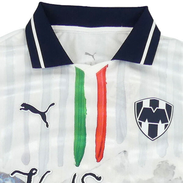 【ショップ限定エントリーでさらに+9倍】モンテレイKIDSUPERXMTYLSレトロシャツ606851-12サッカー長袖プーマPUMA