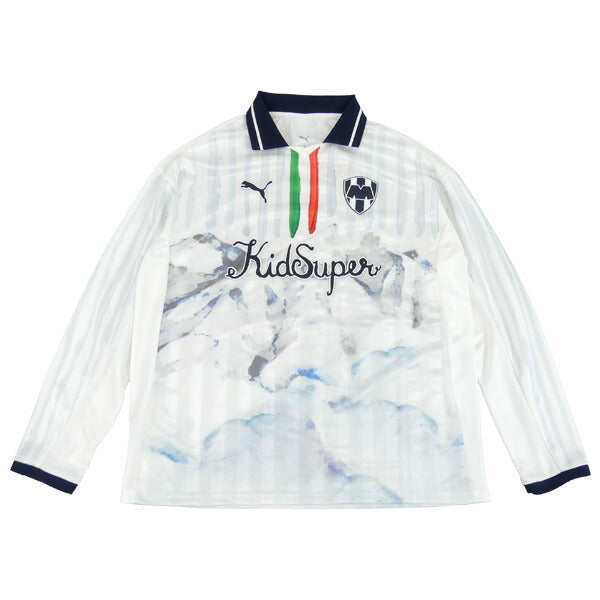 【ショップ限定エントリーでさらに+9倍】モンテレイKIDSUPERXMTYLSレトロシャツ606851-12サッカー長袖プーマPUMA