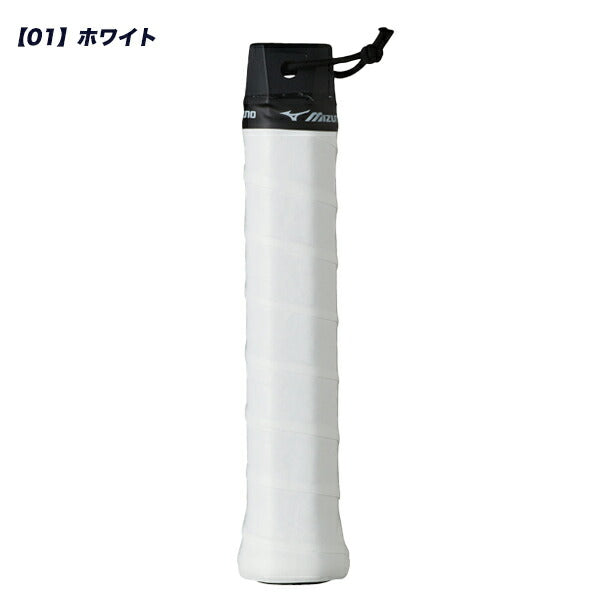 【ショップ限定エントリーでさらに+9倍】ミズノMIZUNOテニスグリップテープガチグリップ厚さ0.7mm耐久モデルウエットタイプ1本入り63JYA304