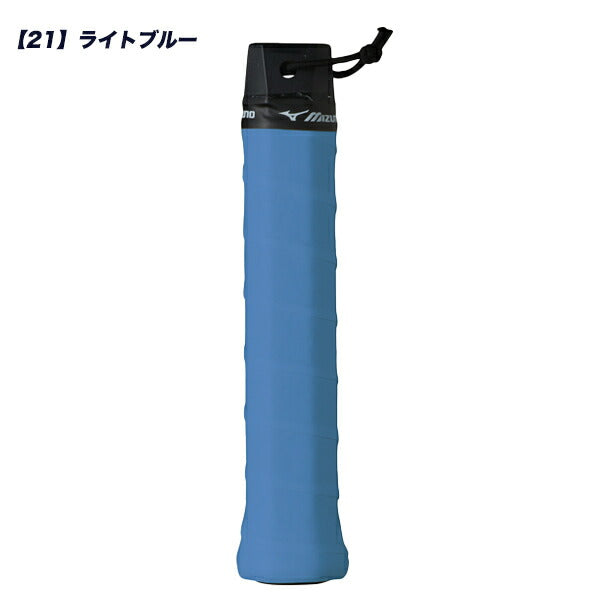 【ショップ限定エントリーでさらに+9倍】ミズノMIZUNOテニスグリップテープガチグリップ厚さ0.7mm耐久モデルウエットタイプ1本入り63JYA304