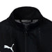 プーマPUMAジュニアTEAMRISEトレーニングポリトラックジャケット657652サッカーフットサルジャージトレーニングジャケットブラック子供用