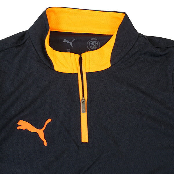 プーマPUMAジュニアINDIVIDUALCUP1/4ジップトップ660495サッカーフットサルトレーニングトップ練習着子供用