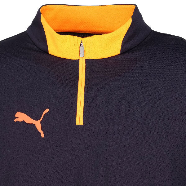 プーマPUMAINDIVIDUALCUP1/4トレーニングトップ660497-08サッカーフットサルハーフジップトップピステメンズ