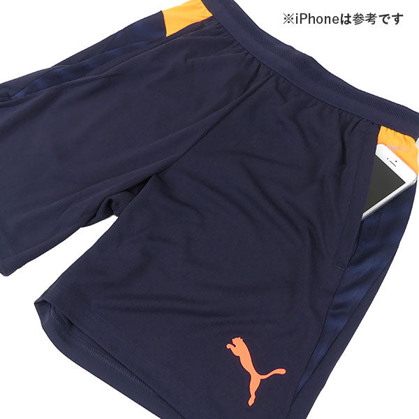 【上下セット】プーマPUMAINDIVICUP半袖シャツトレーニングショーツ上下660505-660499サッカーフットサルプラシャツプラパン練習着メンズ