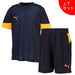 【上下セット】プーマPUMAJRINDCUP半袖シャツトレーニングショーツ660502660498サッカーフットサルプラクティスセット子供用ネイビー